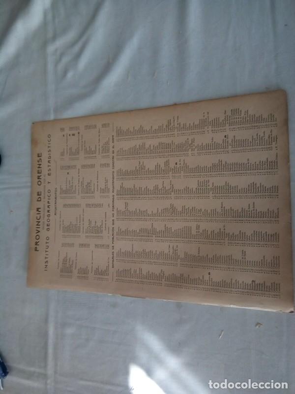 Mapas contempor&aacute;neos: MAPA ANTIGUO DE PROVINCIA DE ORENSE - Foto 8