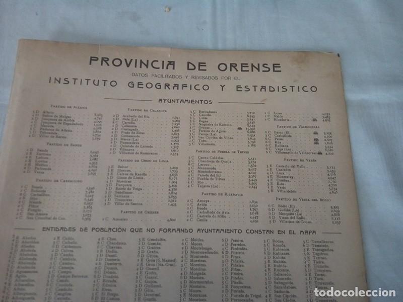 Mapas contempor&aacute;neos: MAPA ANTIGUO DE PROVINCIA DE ORENSE - Foto 10