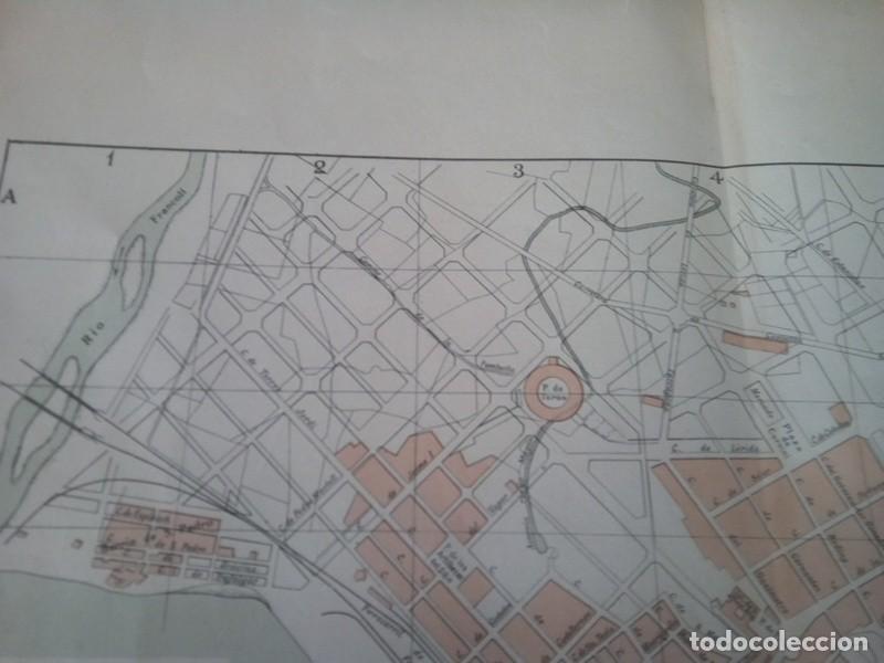 Mapas contempor&aacute;neos: MAPA ANTIGUO DE LAS VIAS Y EDIFICIOS PUBLICOS DE TARRAGONA - Foto 5