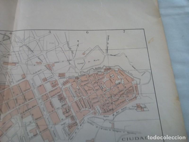 Mapas contempor&aacute;neos: MAPA ANTIGUO DE LAS VIAS Y EDIFICIOS PUBLICOS DE TARRAGONA - Foto 6