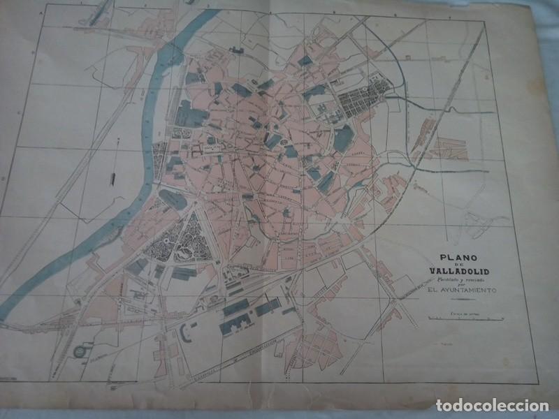 Mapas contempor&aacute;neos: MAPA ANTIGUO NOMENCLATOR DE LAS VIAS Y EDIFICIOS PUBLICOS DE VALLADOLID - Foto 1