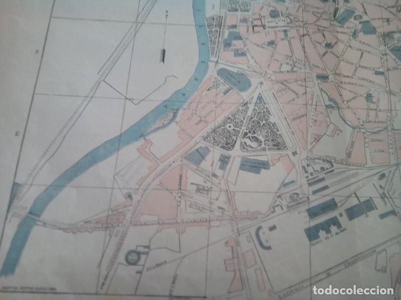 Mapas contempor&aacute;neos: MAPA ANTIGUO NOMENCLATOR DE LAS VIAS Y EDIFICIOS PUBLICOS DE VALLADOLID - Foto 6