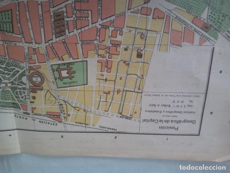 Mapas contempor&aacute;neos: MAPA ANTIGUO NOMENCLATOR DE LAS VIAS Y EDIFICIOS PUBLICOS DE CASTELLON DE LA PLANA - Foto 3