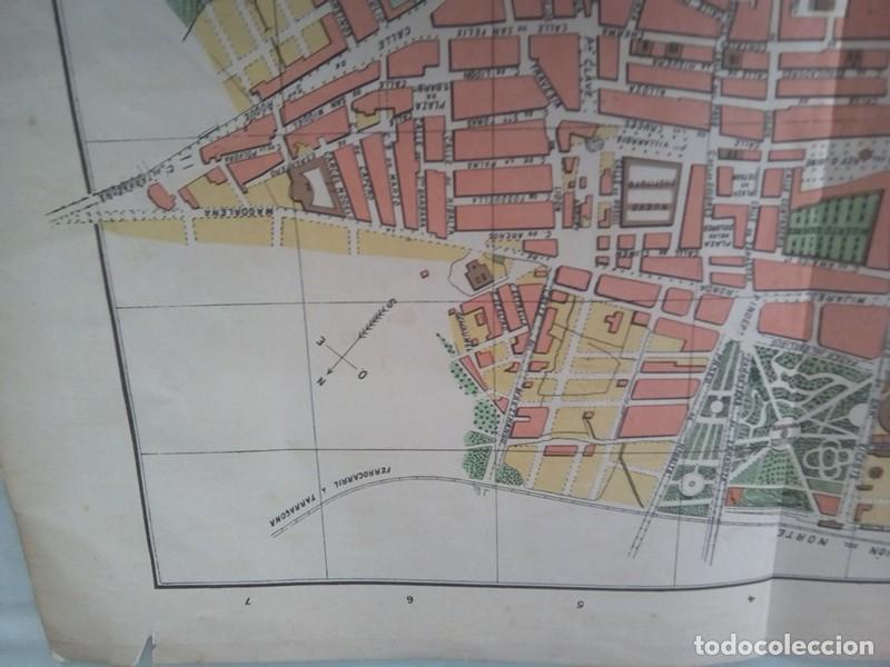 Mapas contempor&aacute;neos: MAPA ANTIGUO NOMENCLATOR DE LAS VIAS Y EDIFICIOS PUBLICOS DE CASTELLON DE LA PLANA - Foto 6