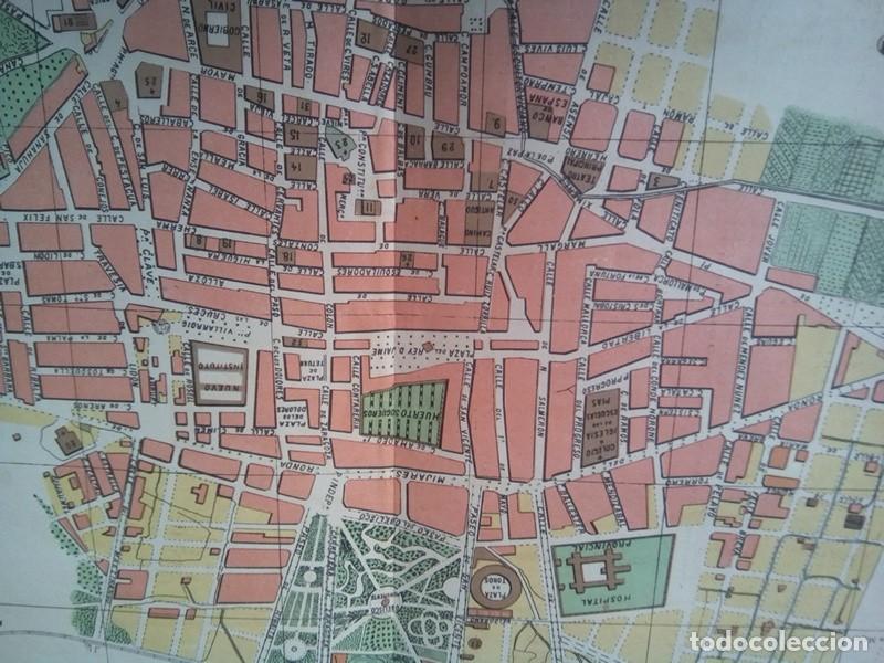 Mapas contempor&aacute;neos: MAPA ANTIGUO NOMENCLATOR DE LAS VIAS Y EDIFICIOS PUBLICOS DE CASTELLON DE LA PLANA - Foto 7