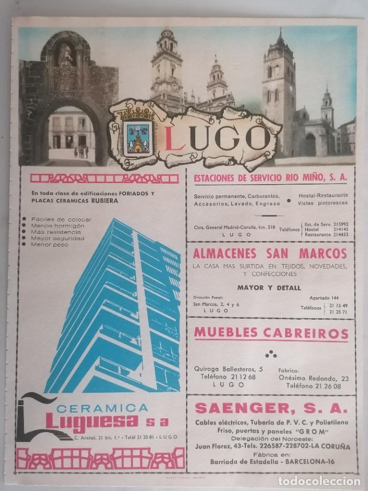 Contemporary maps: ANUARIO TELEFONICO CON MAPA DE LA PROVINCIA DE LUGO Y PUBLICIDAD