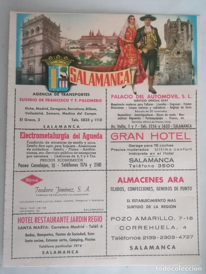 Contemporary maps: ANUARIO TELEFONICO CON MAPA DE LA PROVINCIA DE SALAMANCA Y PUBLICIDAD