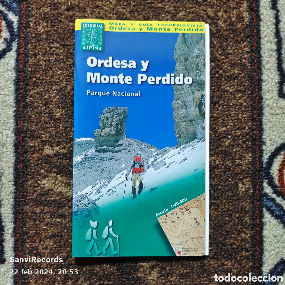 Mapas contempor&aacute;neos: ORDESA Y MONTE PERDIDO, PARQUE NACIONAL (ALPINA)