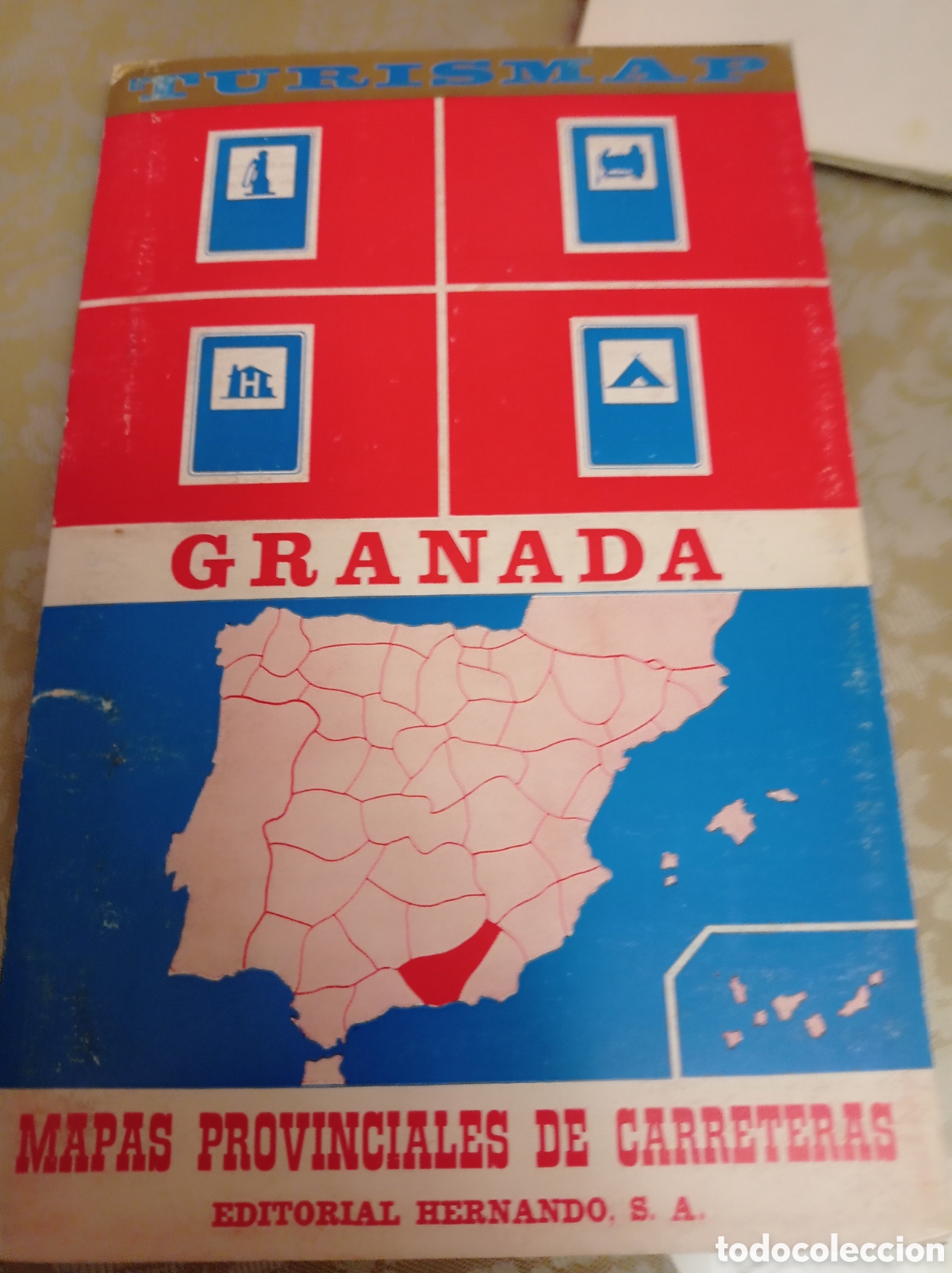 Mapas contempor&aacute;neos: TURISMAP, GRANADA,1970 - Foto 2