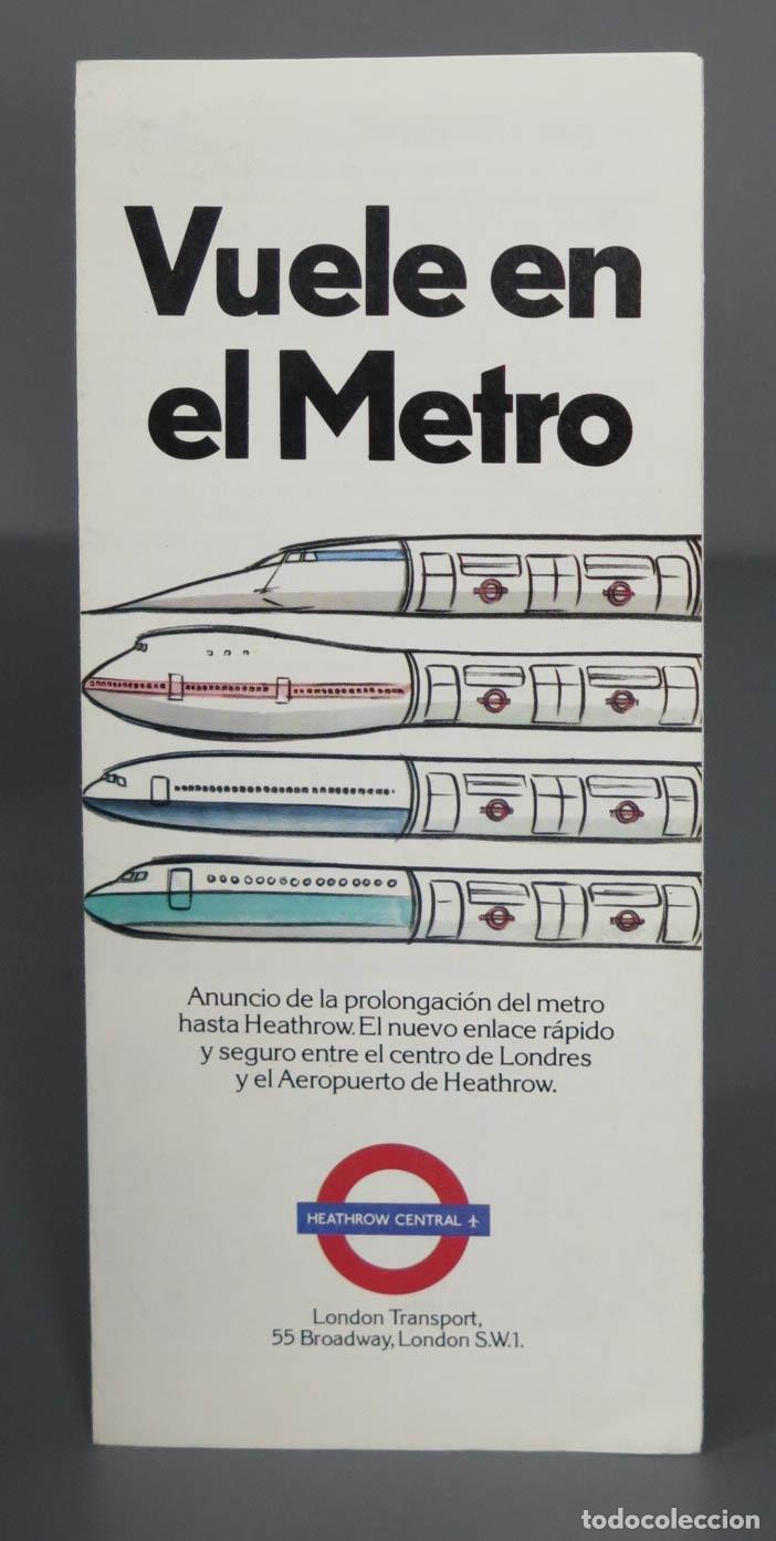 Mapas contempor&aacute;neos: MAPA. VUELE EN METRO. LONDRES - Foto 1