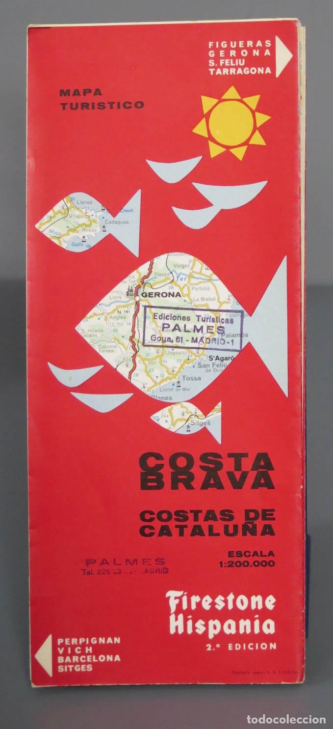 Mapas contempor&aacute;neos: MAPA. COSTA BRAVA. FIRESTONE HISPANIA - Foto 1