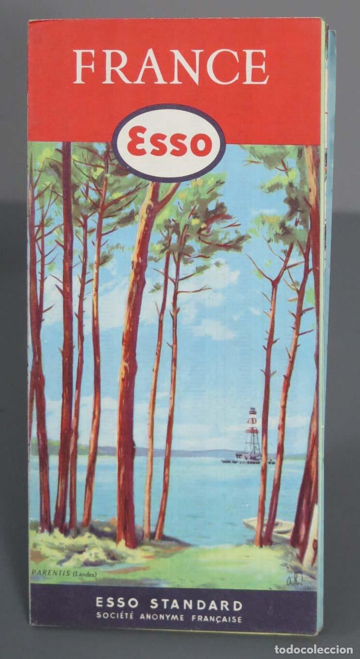 Mapas contempor&aacute;neos: MAPA. FRANCE. ESSO - Foto 1
