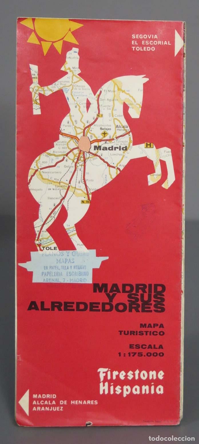 Mapas contempor&aacute;neos: MAPA. MADRID Y SUS ALREDEDORES. FIRESTONE - Foto 1