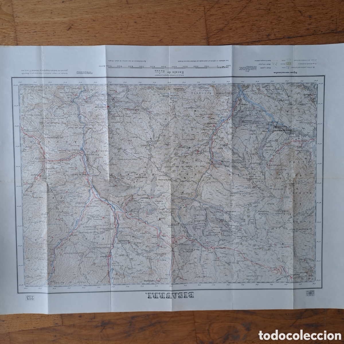 Mapas contempor&aacute;neos: Mapa zona de Bisauri 1953 - Foto 1
