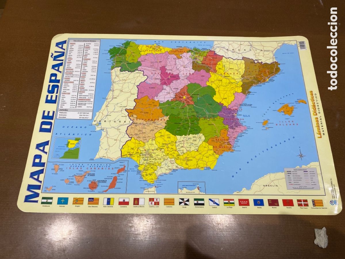 Mapas contempor&aacute;neos: Mapa de Espa&ntilde;a - Foto 1