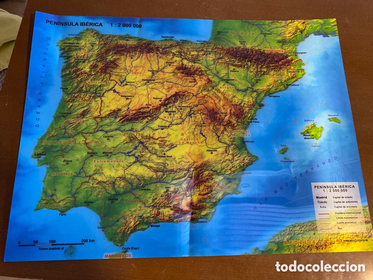 Mapas contempor&aacute;neos: Mapa de Espa&ntilde;a - Foto 2