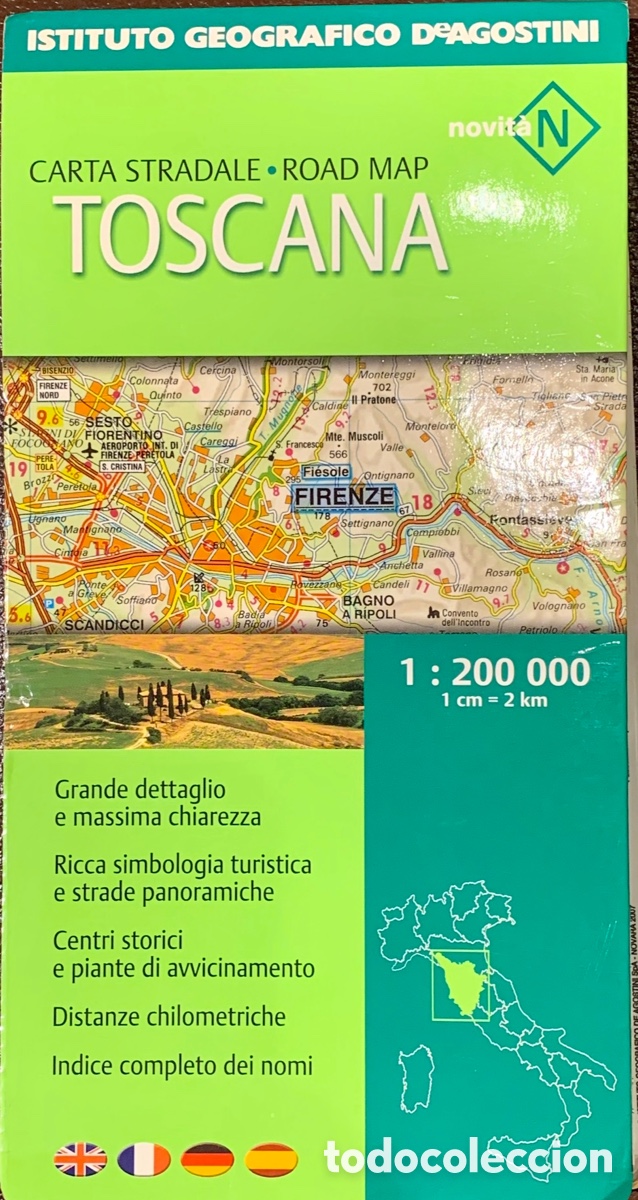 Mapas contempor&aacute;neos: Mapa. Carta Stradale TOSCANA. - Foto 1