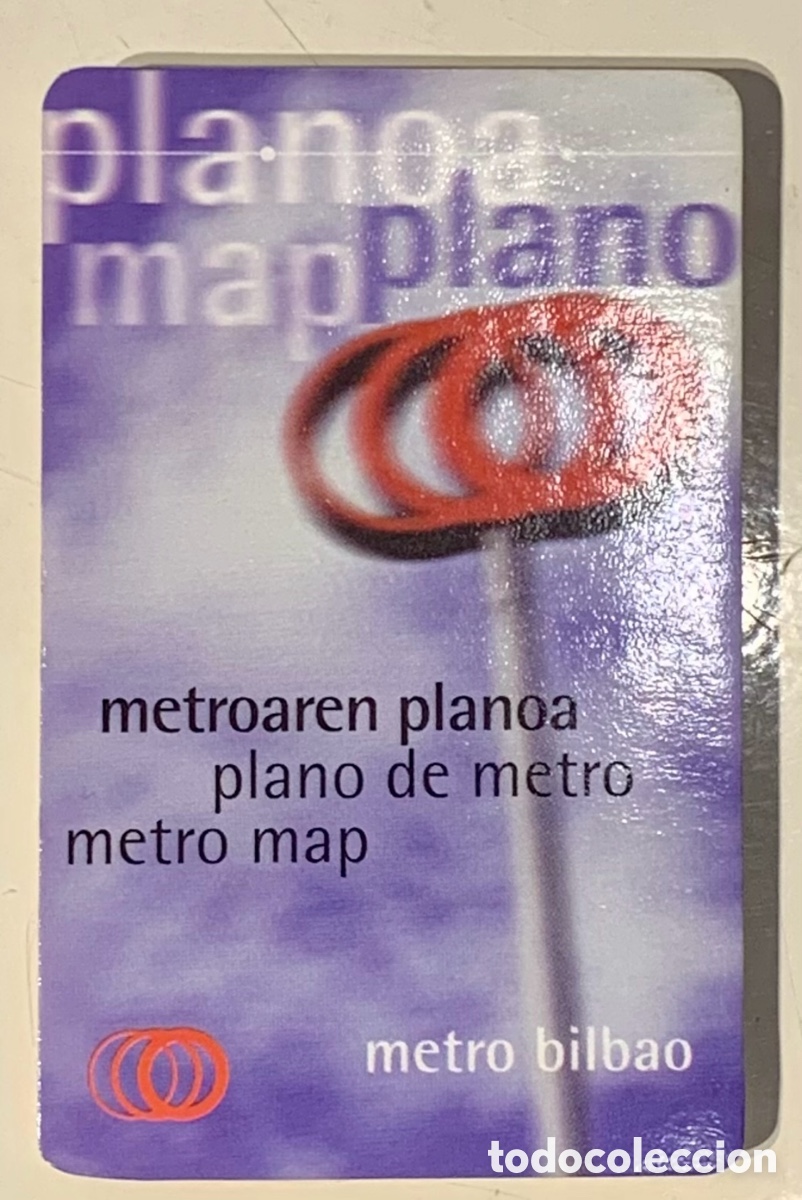 Mapas contempor&aacute;neos: Mapa. Plano de metro. Bilbao. 2000. - Foto 1
