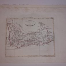 Mapas contemporáneos: MAPA SIGLO XIX COLONIA DEL CAPO D BONA SPERANZA CABO DE BUENA ESPERANZA SUDÁFRICA [1820] LUIGI ROSSI