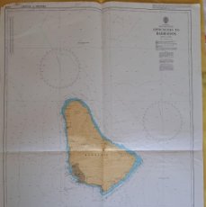 Mapas contemporáneos: NAUTICAL CHART - APPROACHES TO BARBADOS (WEST INDIES, WINDWARD ISLANDS) - Nº 2485