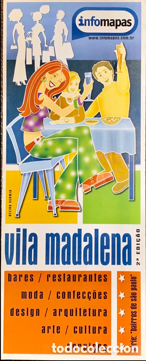 Contemporary maps: Mapa. V&iacute;a Madalena. Sao Paulo. 2005.