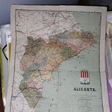 Mapas contemporáneos: MAPA ANTIGUO DE ALICANTE 37 X 50