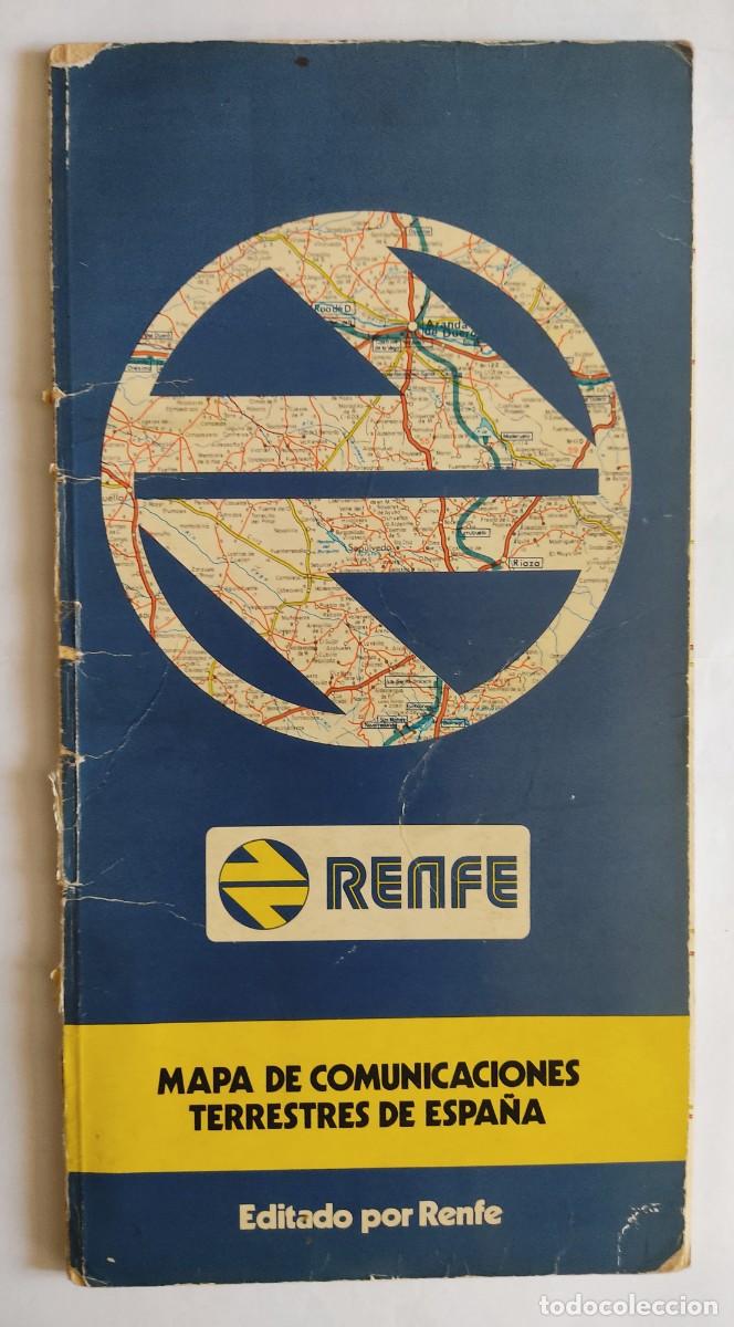 Mapas contempor&aacute;neos: MAPA COMUNICACIONES TERRESTRES DE ESPA&Ntilde;A - Foto 1