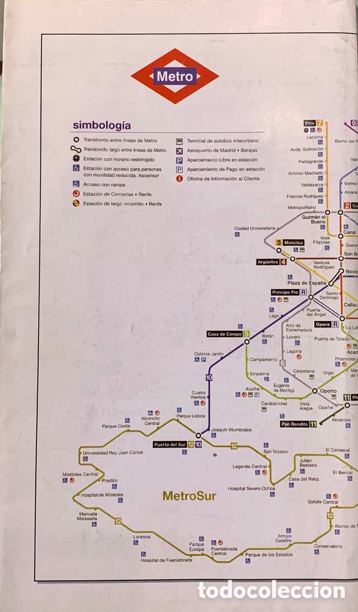 Mapas contempor&aacute;neos: Mapa. Mapa de Espa&ntilde;a de V&iacute;as de Comunicaci&oacute;n y Campings. - Foto 1