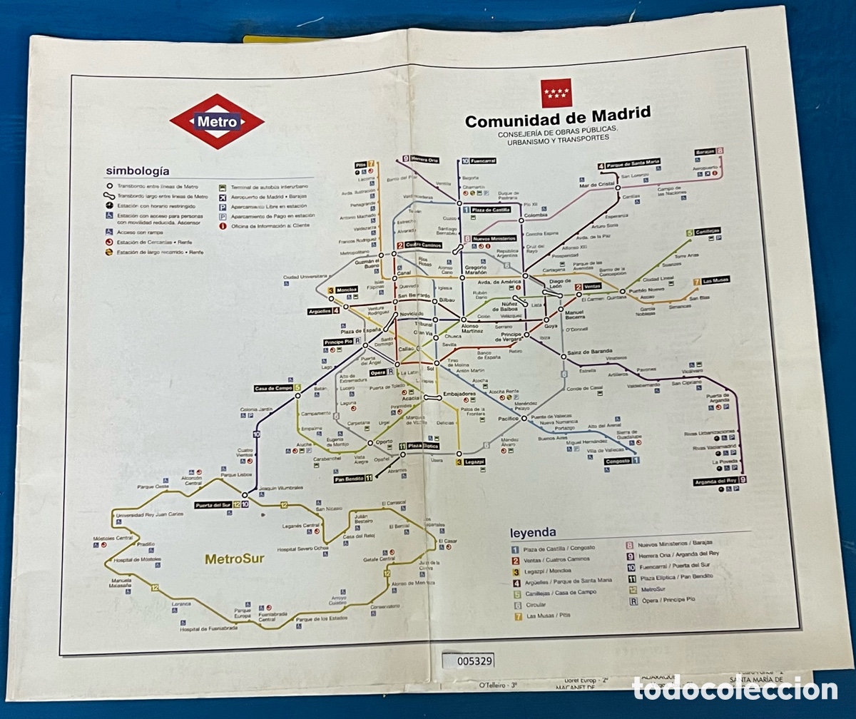 Mapas contempor&aacute;neos: Mapa. Mapa de Espa&ntilde;a de V&iacute;as de Comunicaci&oacute;n y Campings. - Foto 2