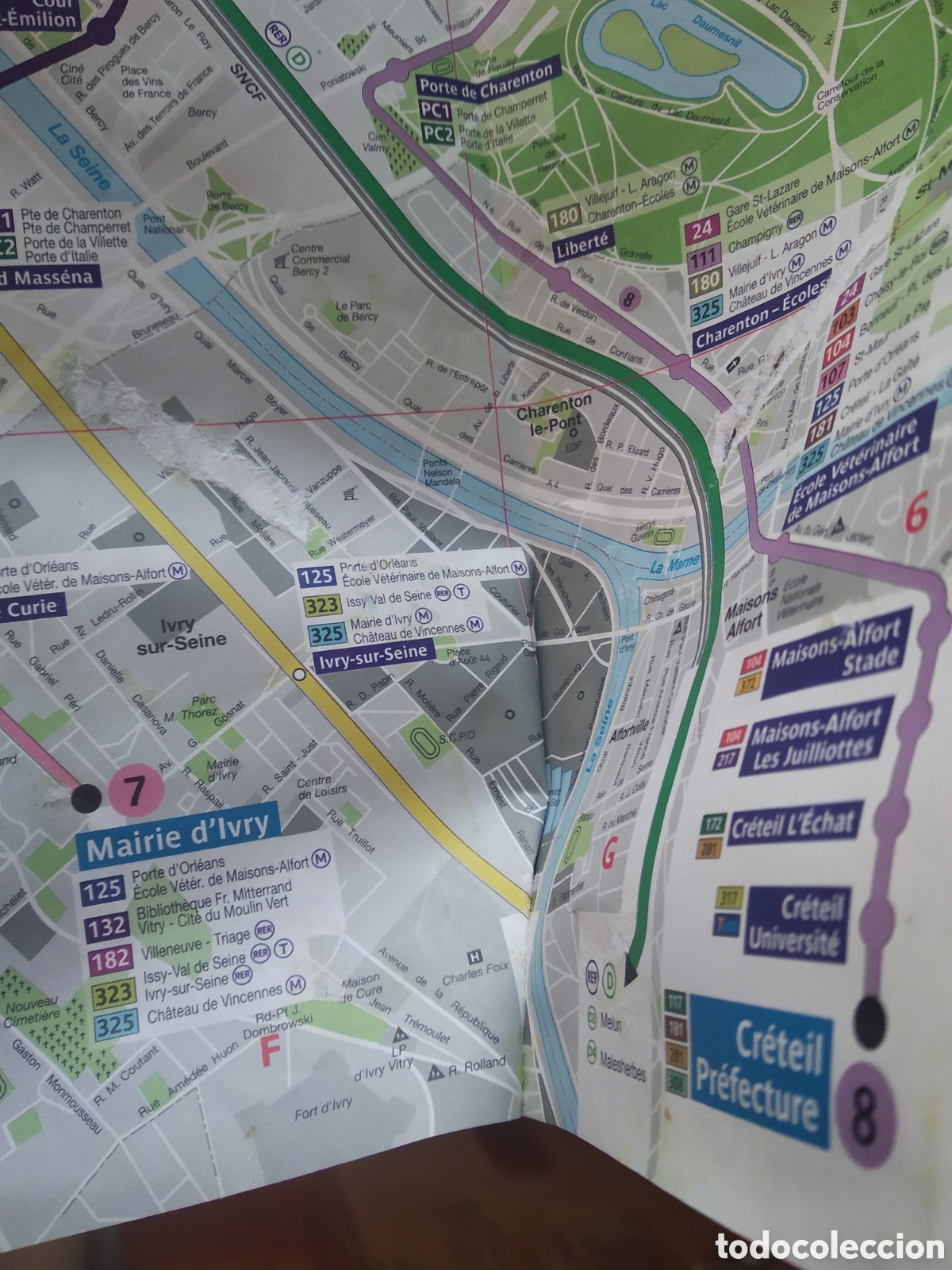 Mapas contempor&aacute;neos: GRAN PLAN DE PARIS RATP 1999 - Foto 2