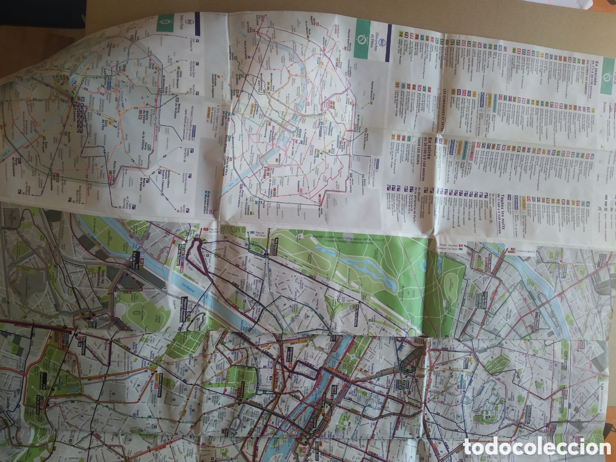 Mapas contempor&aacute;neos: GRAN PLAN DE PARIS RATP 1999 - Foto 5