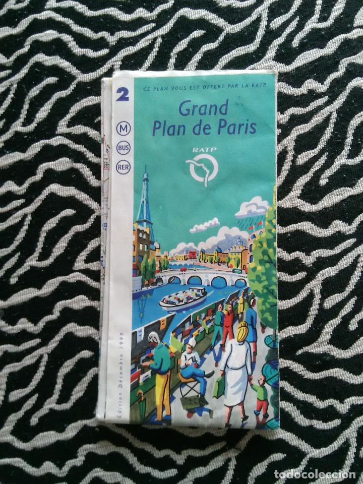 Mapas contempor&aacute;neos: GRAN PLAN DE PARIS RATP 1999 - Foto 1