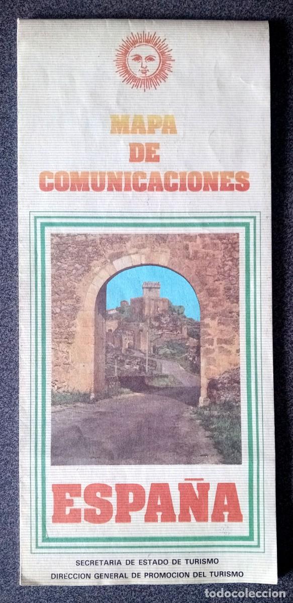 Mapas contempor&aacute;neos: Mapa De Comunicaciones Espa&ntilde;a - Foto 1