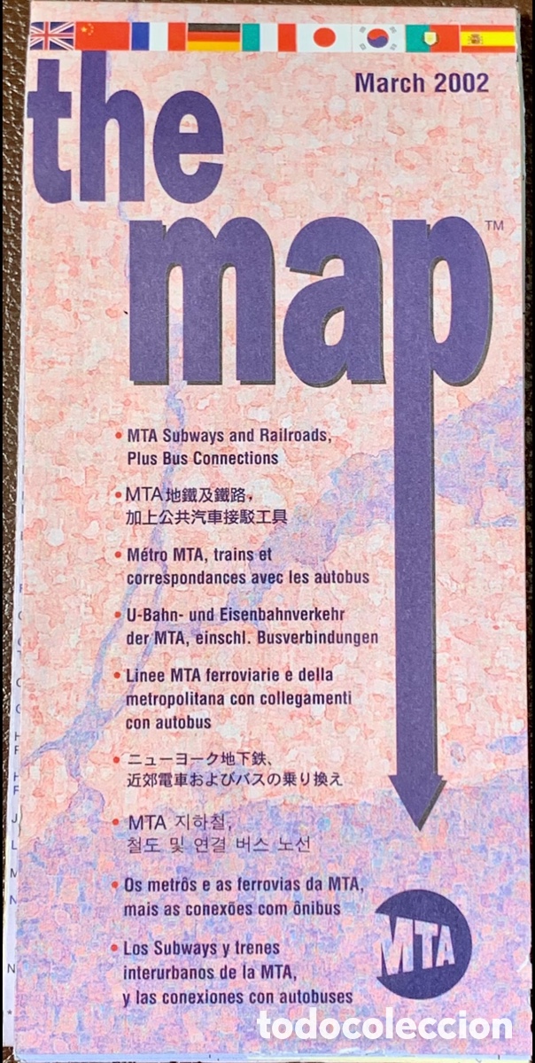 Mapas contempor&aacute;neos: Mapa. The Map. MTA. New York. 2002. - Foto 1