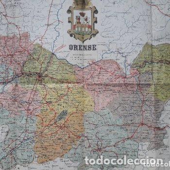 Mapas contempor&aacute;neos: Mapa antiguo de la Provincia de Orense. - Foto 3