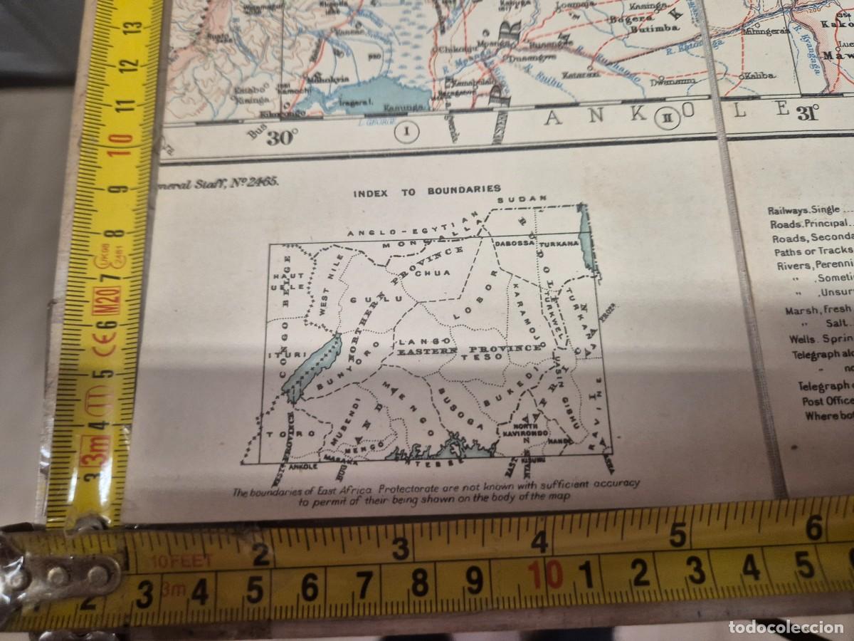 Mapas contempor&aacute;neos: Antiguo mapa ingles Uganda - Foto 2