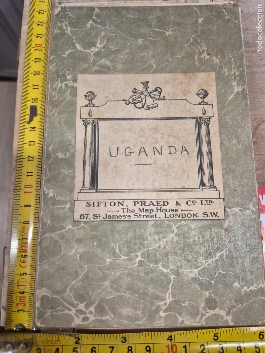 Mapas contempor&aacute;neos: Antiguo mapa ingles Uganda - Foto 7