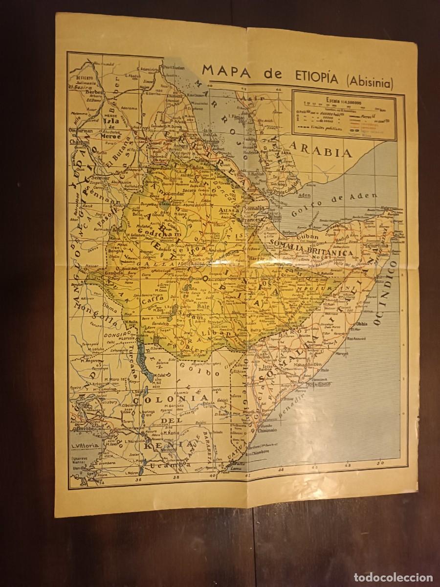 Mapas contempor&aacute;neos: MAPA DE ETIOPIA ( ABISINIA ) - Foto 1