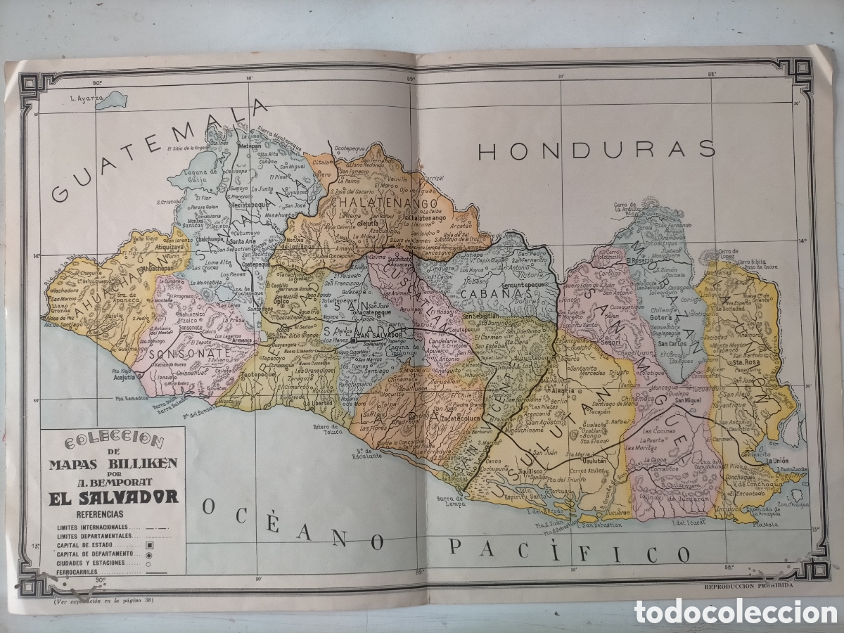 Mapas contempor&aacute;neos: Mapa de Honduras. - Foto 1
