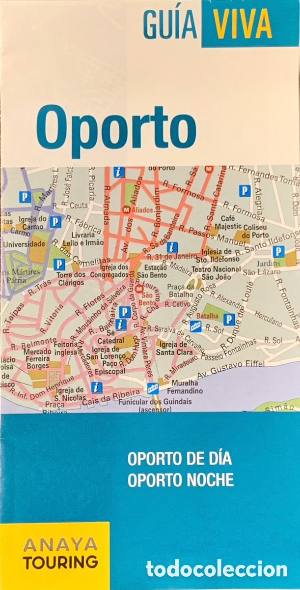 Mapas contempor&aacute;neos: Mapa. Gu&iacute;a Viva. Oporto. - Foto 1