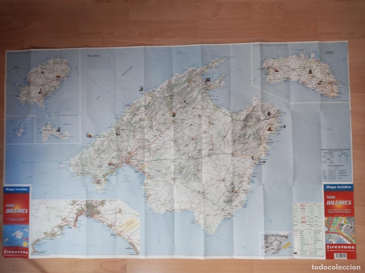 Mapas contempor&aacute;neos: mapa tur&iacute;stico Firestone, Islas Baleares, Espa&ntilde;a, - Foto 2