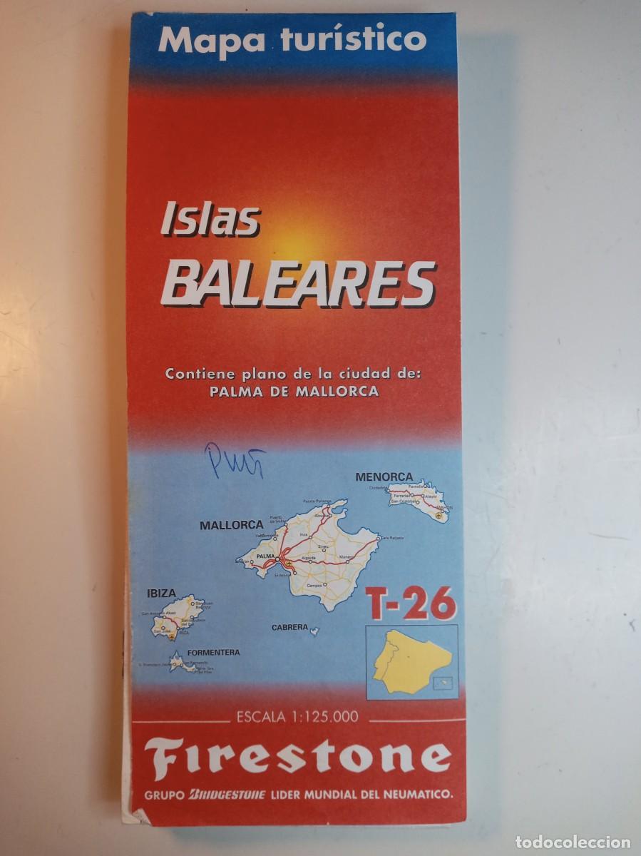 Mapas contempor&aacute;neos: mapa tur&iacute;stico Firestone, Islas Baleares, Espa&ntilde;a, - Foto 4