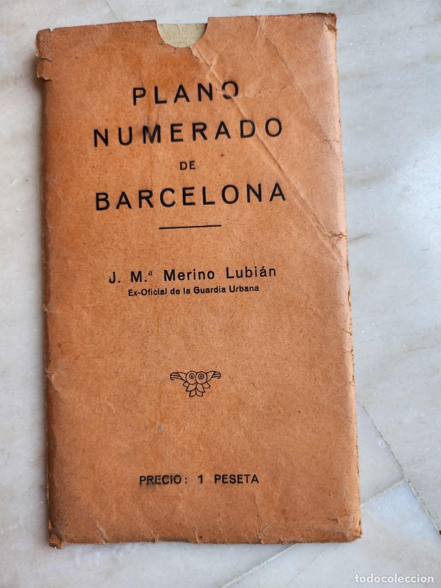 Mapas contempor&aacute;neos: PLANO NUMERADO DE BARCELONA - Foto 1