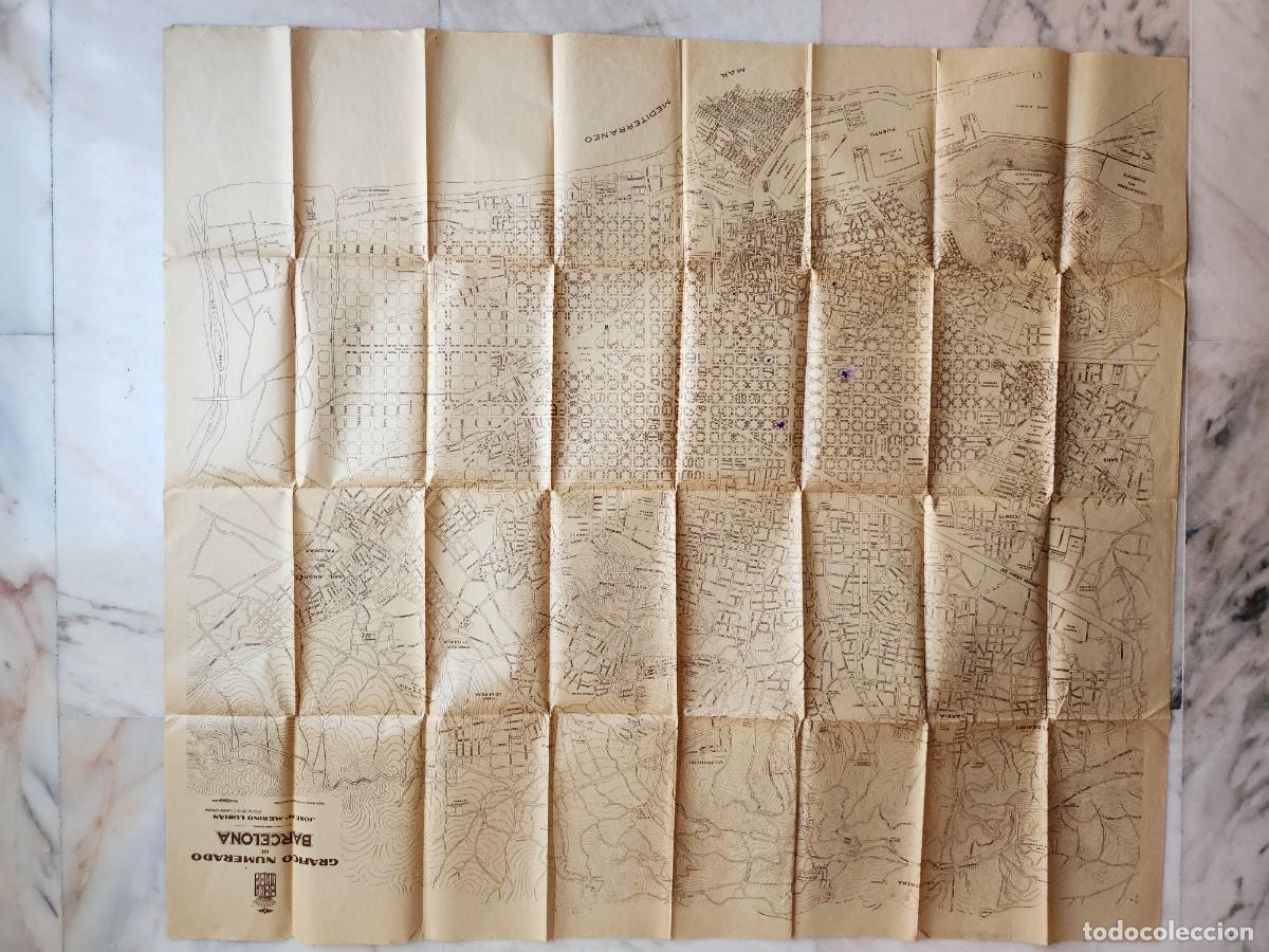 Mapas contempor&aacute;neos: PLANO NUMERADO DE BARCELONA - Foto 2