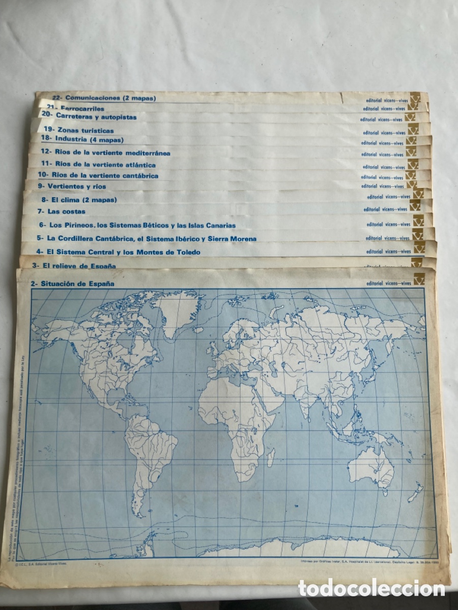 Mapas contempor&aacute;neos: Lote de mapas - Foto 1