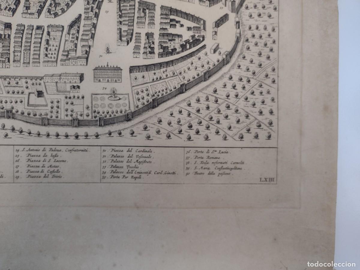 Mapas contempor&aacute;neos: MAPA VELLETRI - Pierre Mortier 1704 - Foto 6
