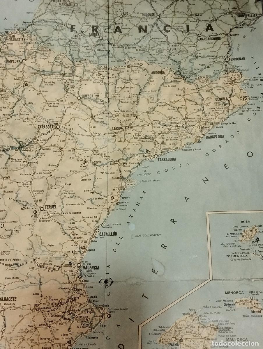 Mapas contempor&aacute;neos: MAPA GENERAL DE CARRETERAS DE ESPA&Ntilde;A. - Foto 7