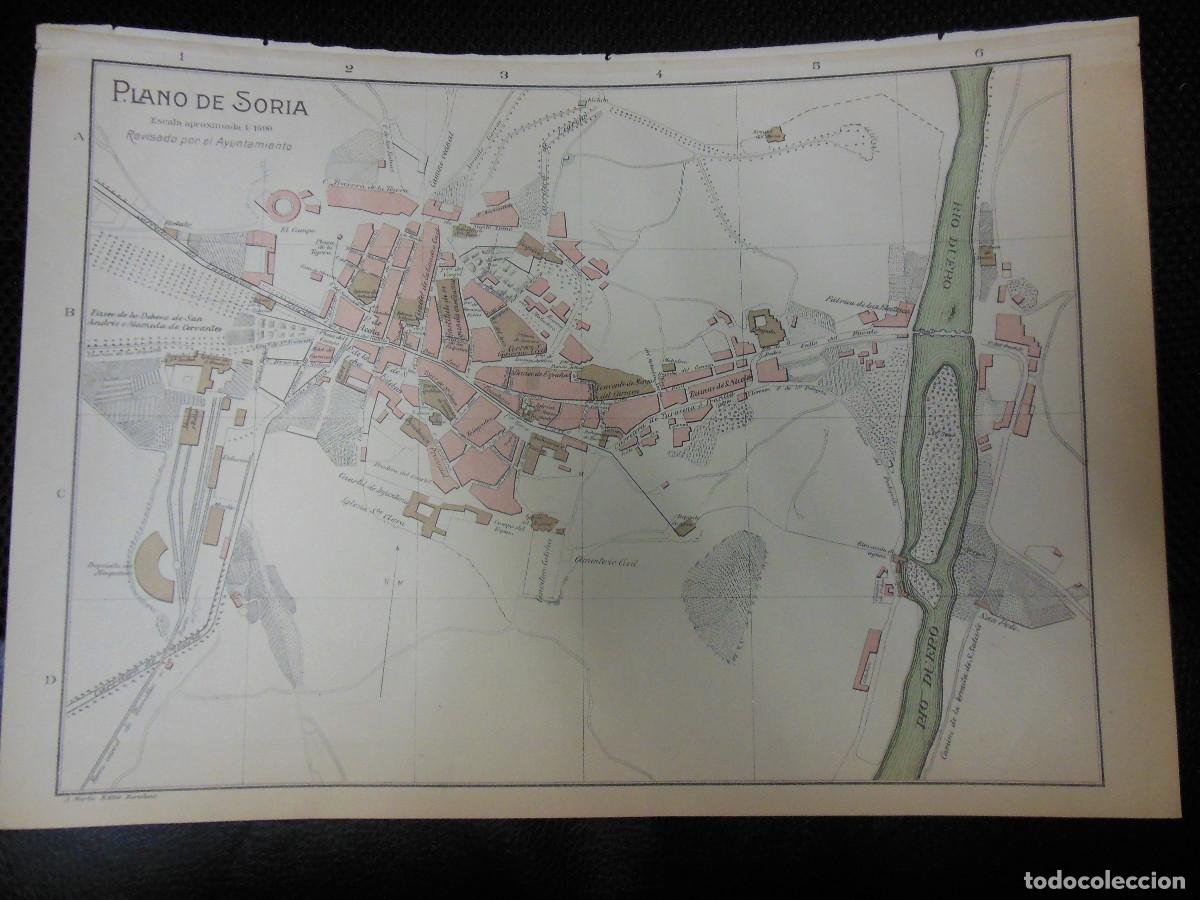 Mapas contempor&aacute;neos: PLANO DE SORIA (PRINCIPIOS 1900) - Foto 1