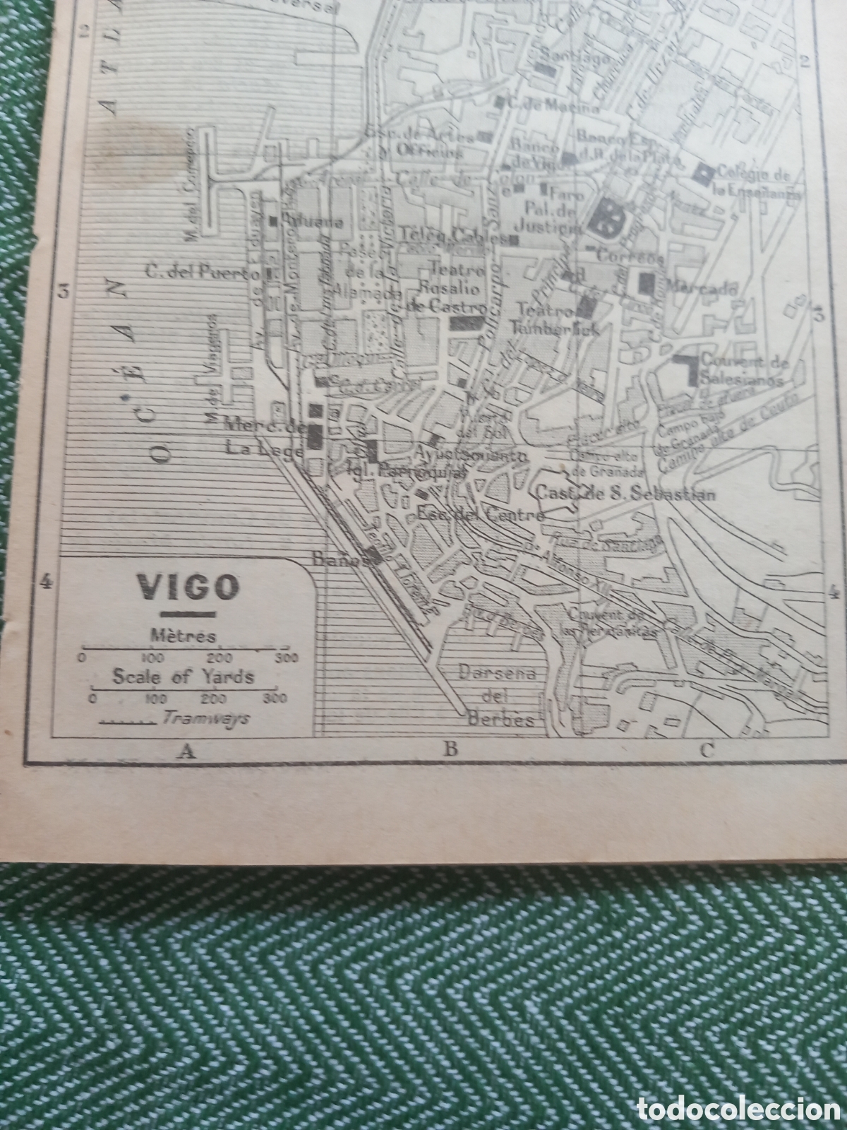 Mapas contempor&aacute;neos: Vigo plano/mapa de la ciudad 1927 - Foto 2