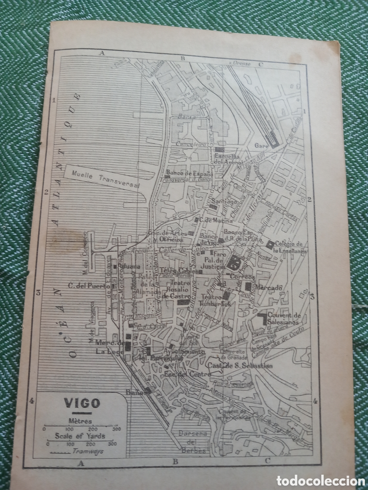 Mapas contempor&aacute;neos: Vigo plano/mapa de la ciudad 1927 - Foto 1